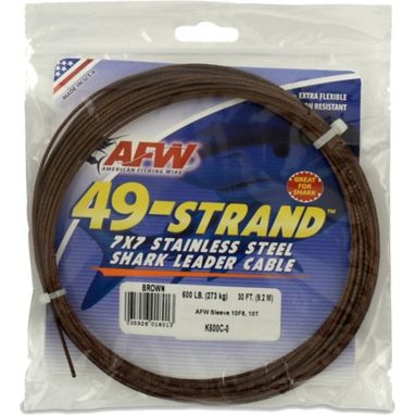 sorry, American Fishing Wire Shark Leader Cable is currently out of stock