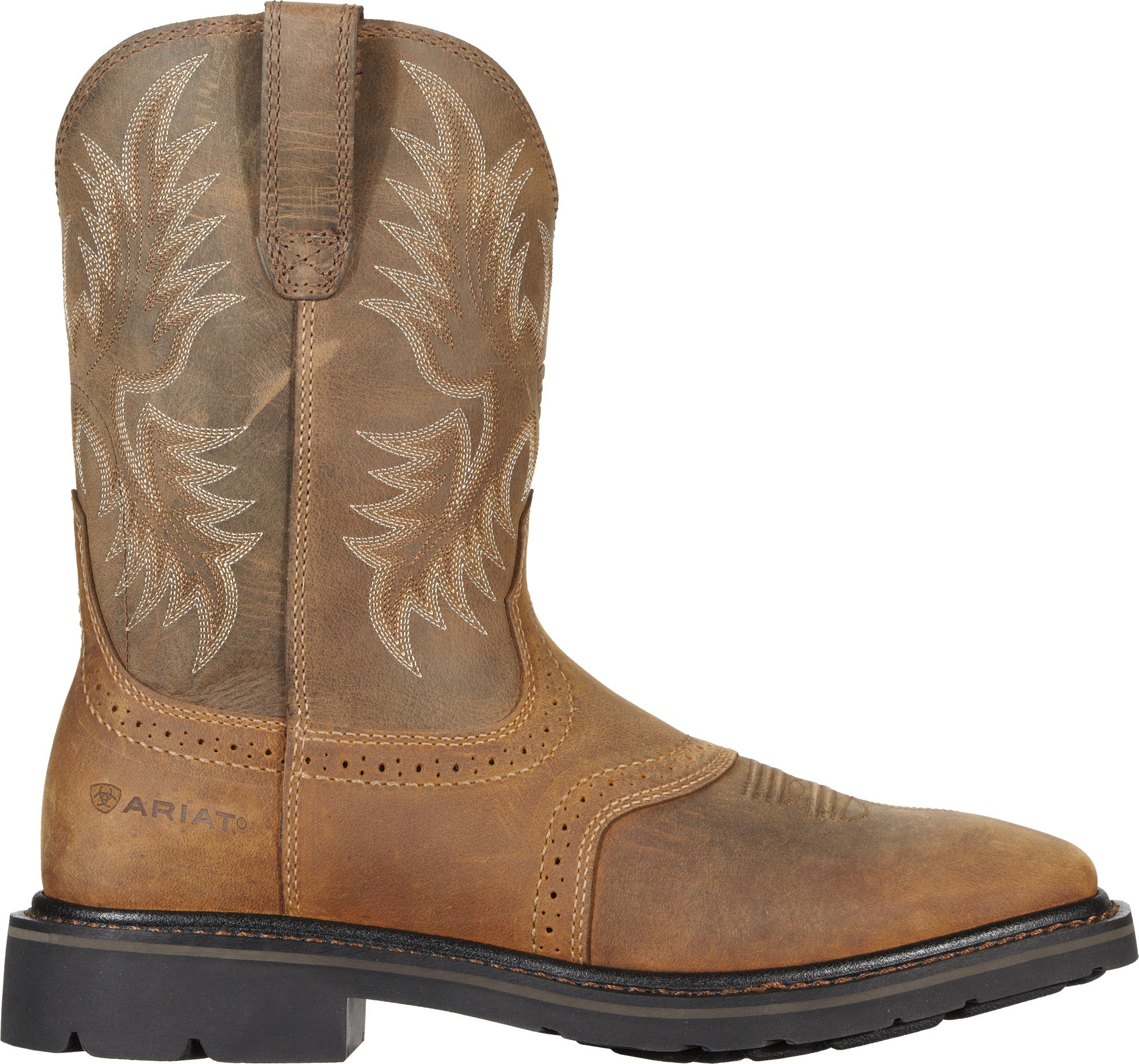 ariat slip on steel toe boots