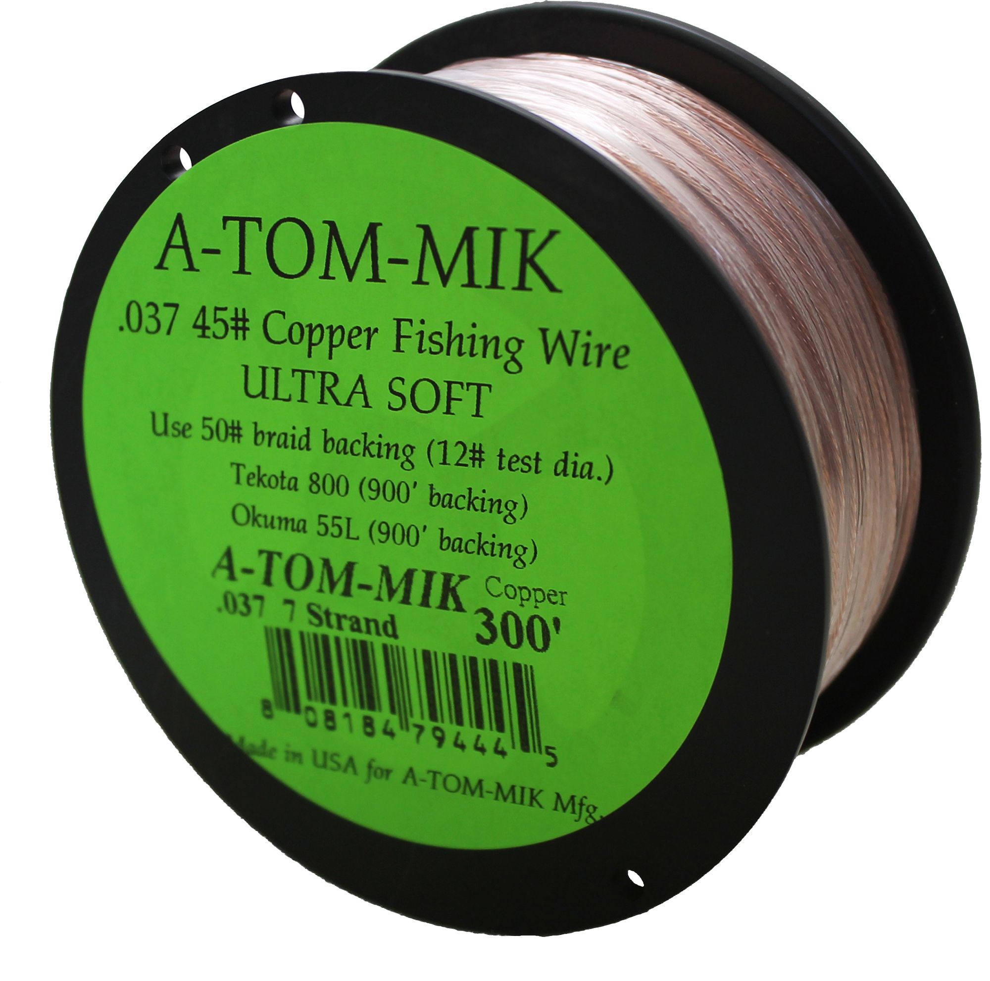 braided copper fishing line HERCULES SUPER TOUGH Multicolor  HERCULES Fishing Tackle and manageability makes it an essential tool for Great Lakes trolling setups A-TOM-MIK Copper Fishing Wire Line-