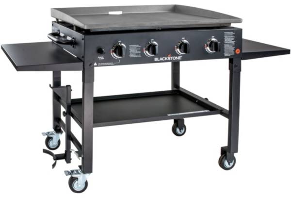 Blackstone 36 Culinary Omnivore Griddle with Side Table 4-Burner Liquid  Propane Flat Top Grill in the Flat Top Grills department at