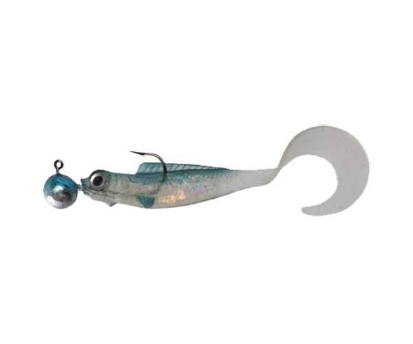 Berkley PowerBait Power Minnow Grub Black Shad