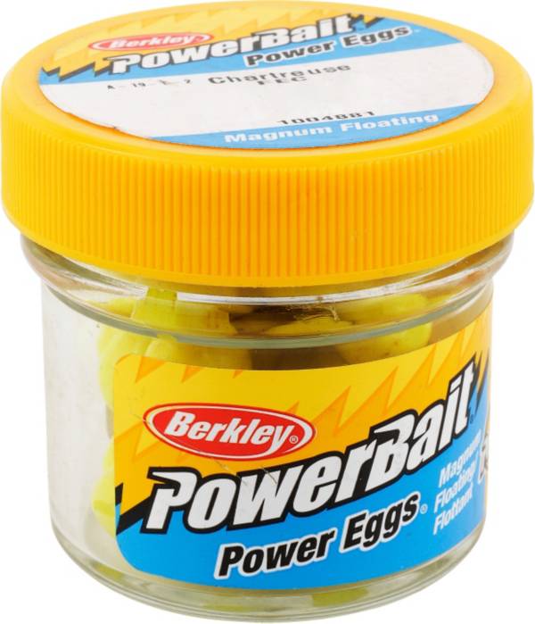 Berkley PowerBait Power Eggs Floating Magnum, White - 0.5 oz jar