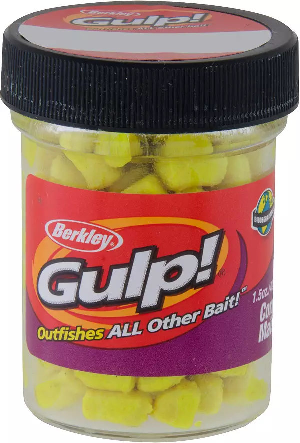 Berkley Gulp Maggots Fishing Bait 1.5 Oz Jar Natural for sale online