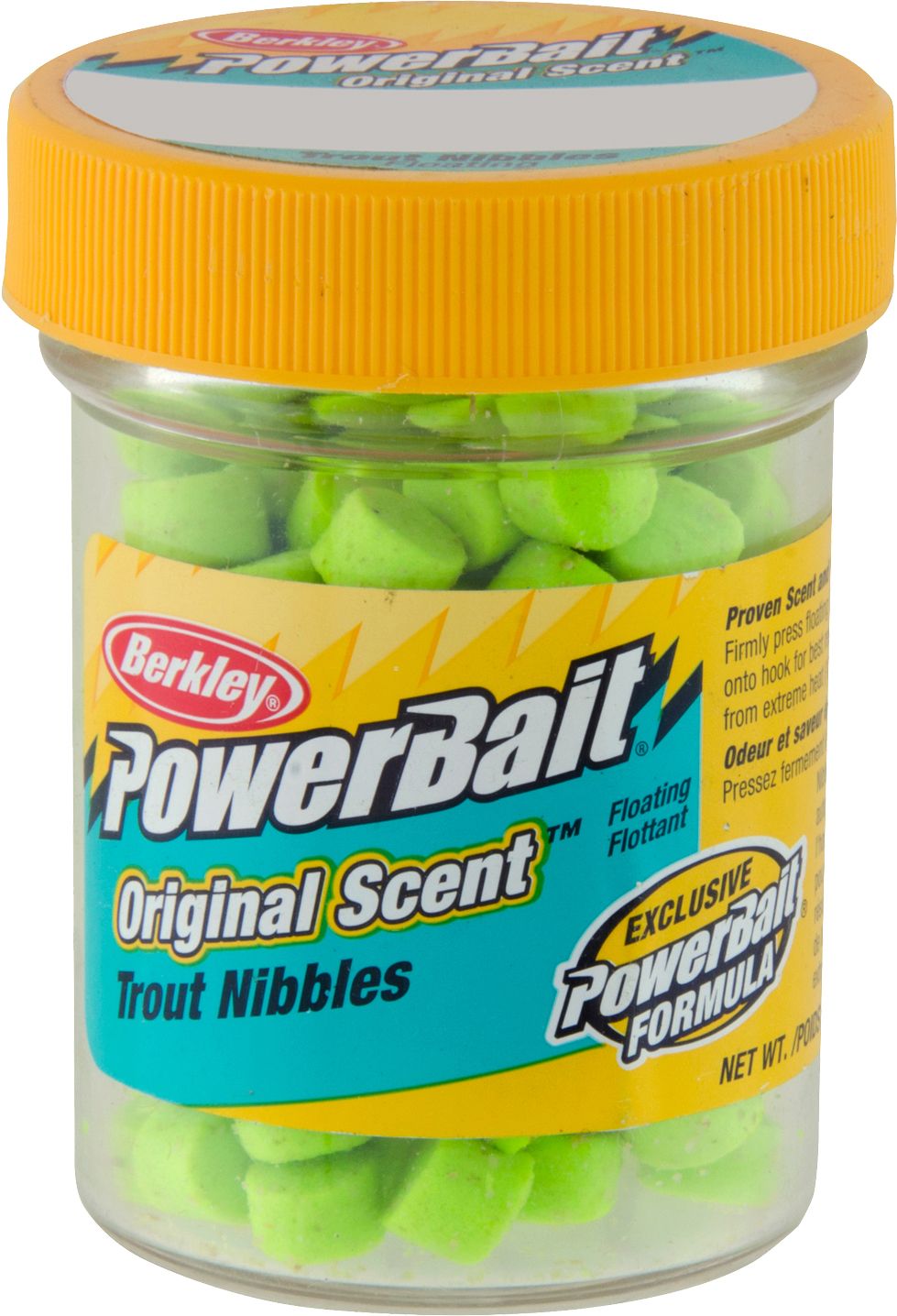 Berkley Powerbait Crappie Nibbles Fluorescent Orange