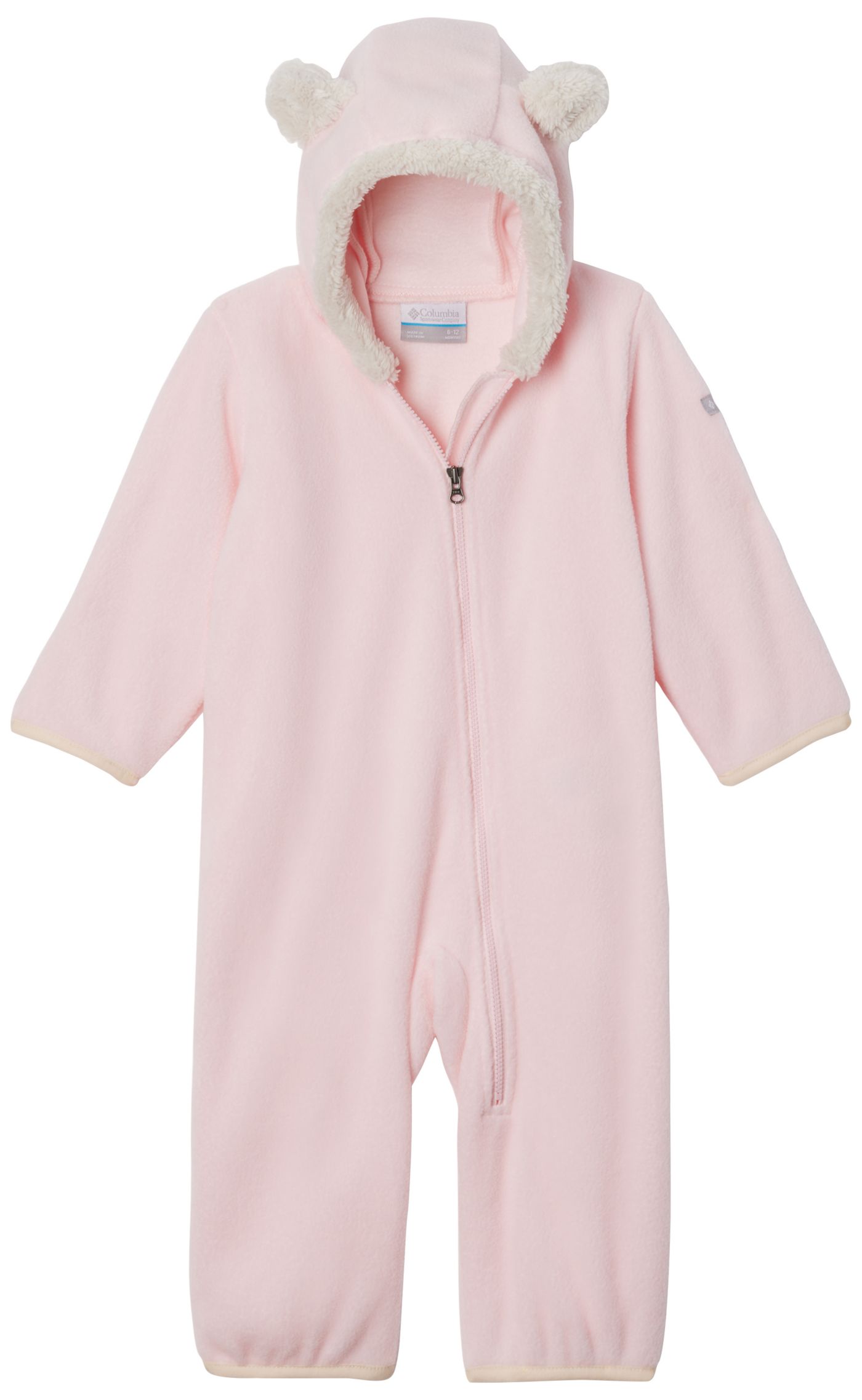 Columbia pink shops fleece bear romper