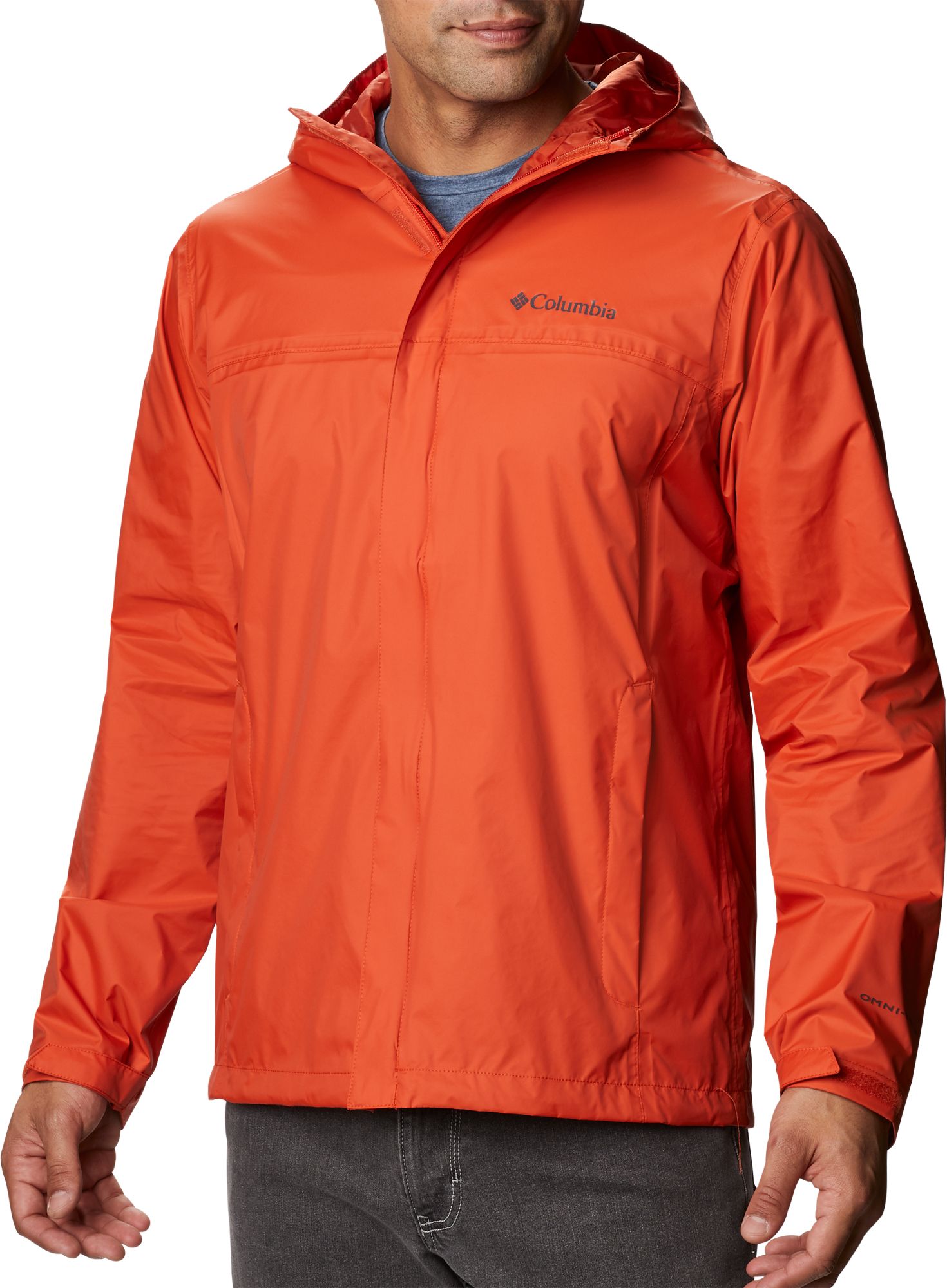 Columbia Men's Glennaker Lake Blue Jay/Columbia Navy Full Zip Rain Jacket  by Columbia at Fleet Farm