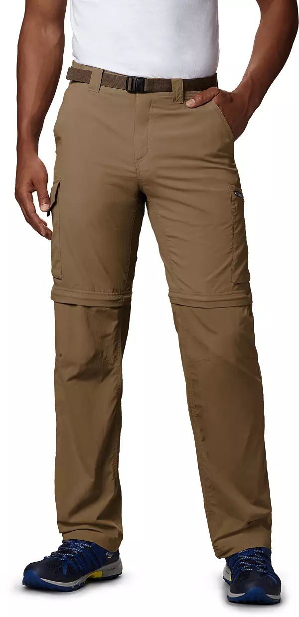 Columbia Omni-Shade Men's Green Zip-Off Convertible Hiking Cargo Pants 32 x  32