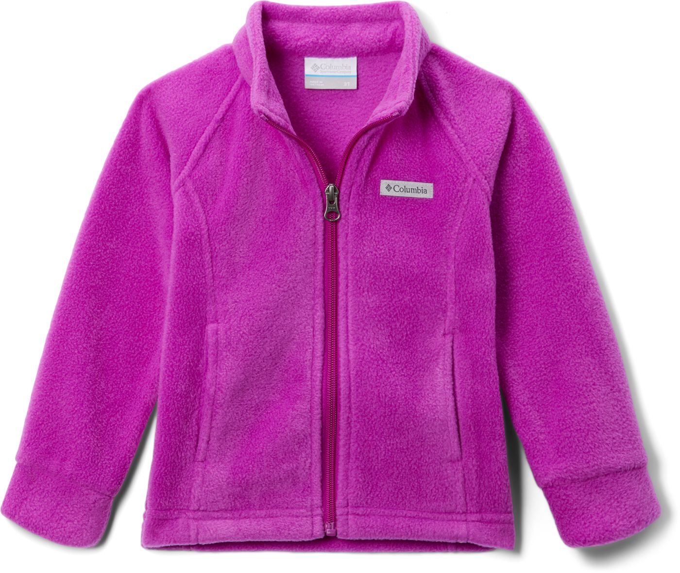 Columbia Benton Springs Fleece Jacket Toddler Girls Bright Plum 2T