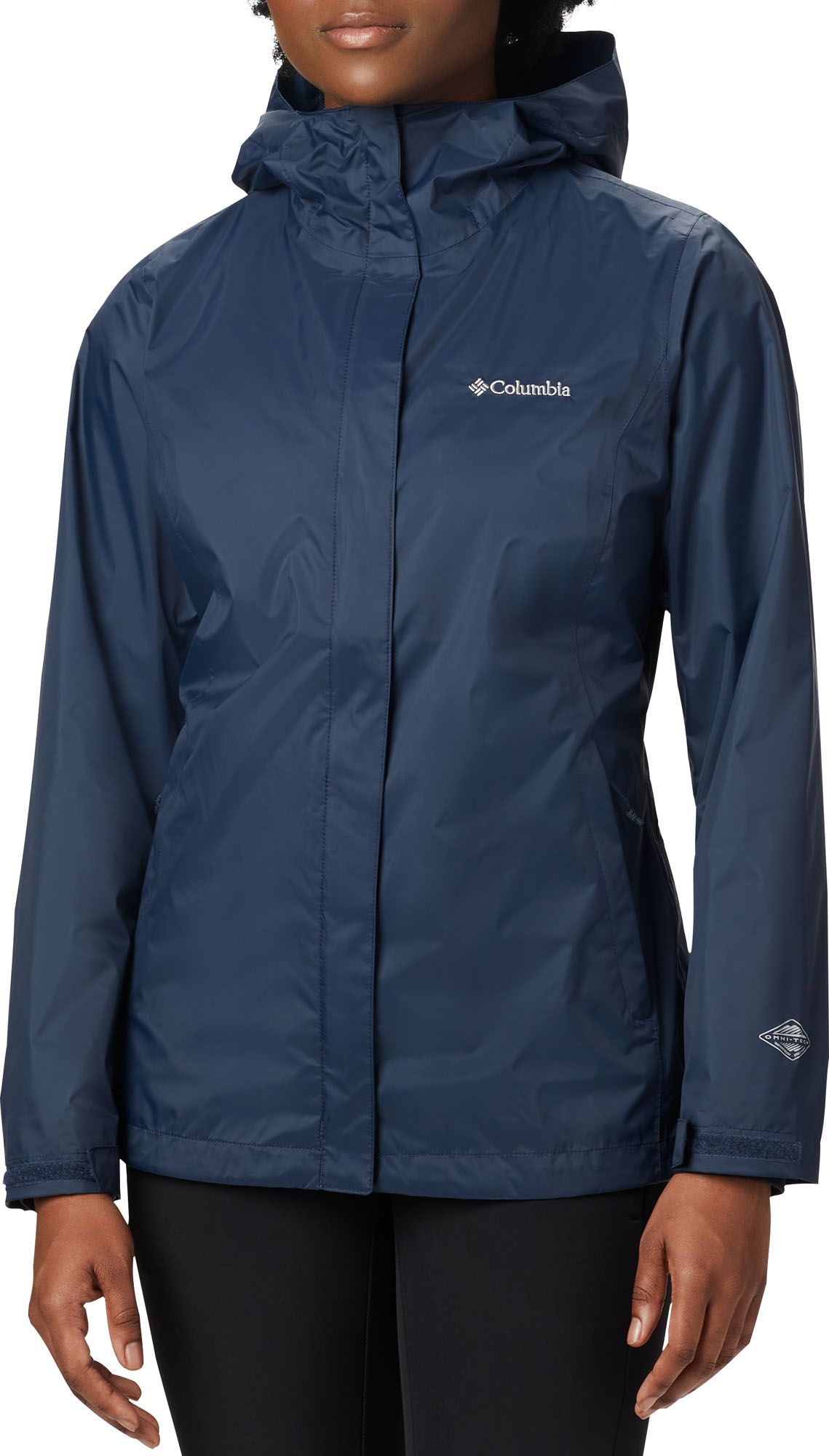 womens white columbia rain jacket