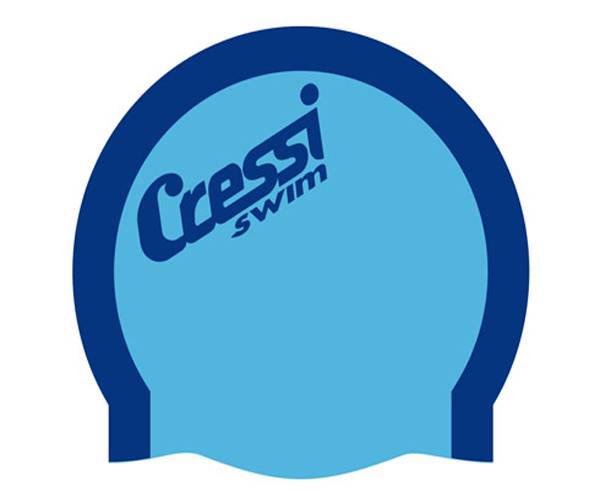 Cressi Bi-Color Silicone Swim Cap