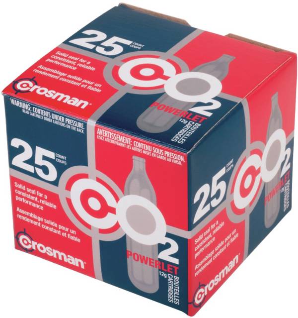Crosman 12-Gram CO2 Powerlet Cartridges – 25 Count product image