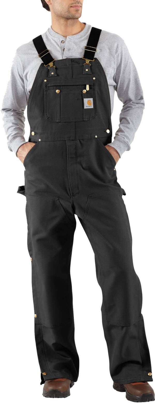 Carhartt unlined bibs shop zip to thigh