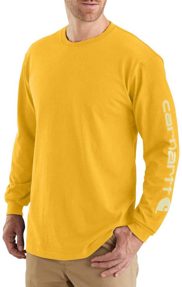 Carhartt Loose Fit Long Sleeve Graphic Tee for Men in Blue