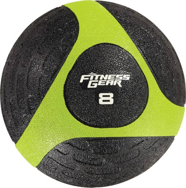   Basics Workout Fitness Exercise Weighted Medicine Ball -  4-Pounds, Green/Black : Sports & Outdoors