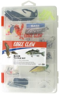 Kit De Pêche Eagle Claw E.C. Western Fresh Water - 98 Pièces, Peu Servi