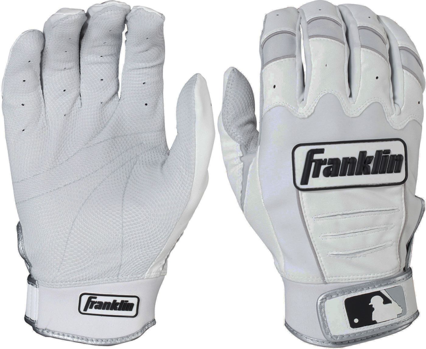 Franklin CFX Pro Adult Batting Gloves Pearl White