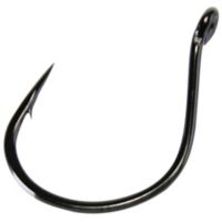 Gamakatsu Finesse Wide Gap Hook Size 1, NS Black, per 6