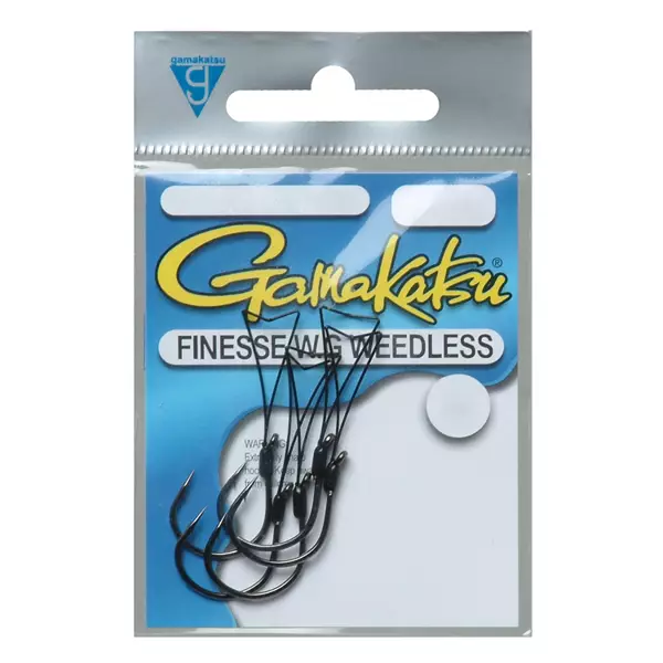 Gamakatsu Weedless Finesse Wide Gap Hook - 5 Pk.