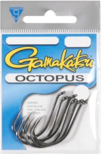 Gamakatsu Octopus Hook, Black, 6/0