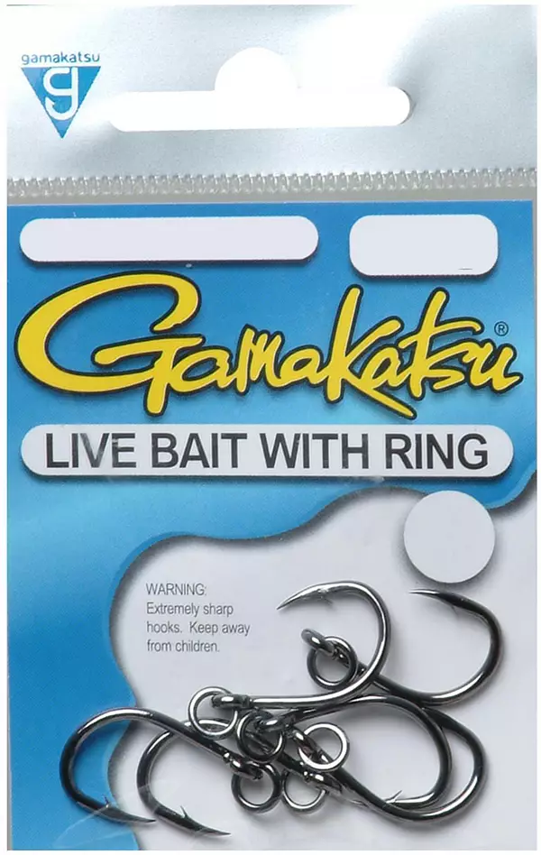 Gamakatsu Live Bait Hooks with Solid Ring