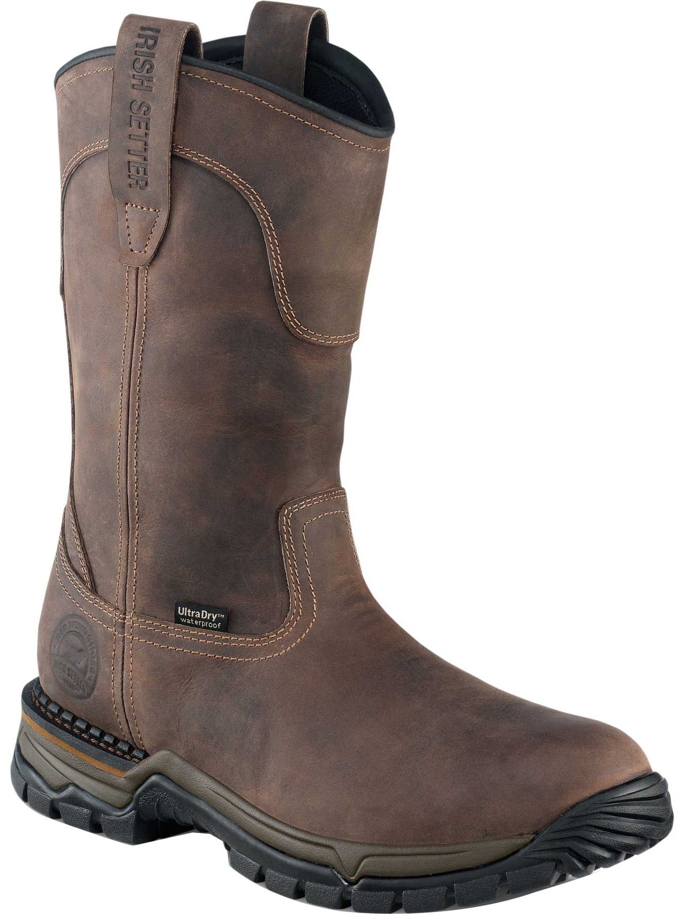Irish Setter Men s Two Harbors 11 Pull On Waterproof Steel Toe Work Boots Dick s Sporting Goods