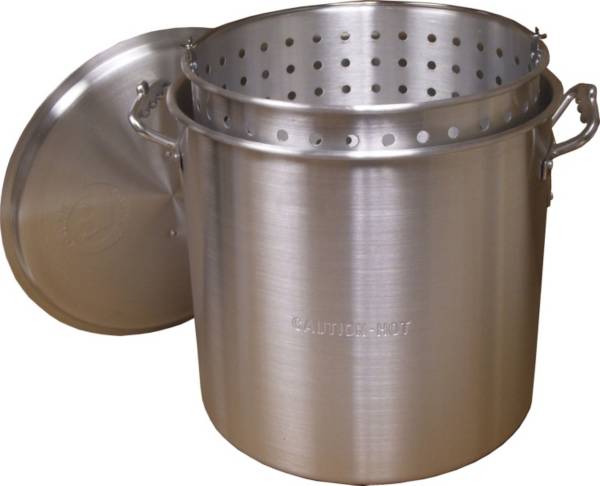 King Kooker 60 Quart Aluminum Pot with Basket and Lid product image