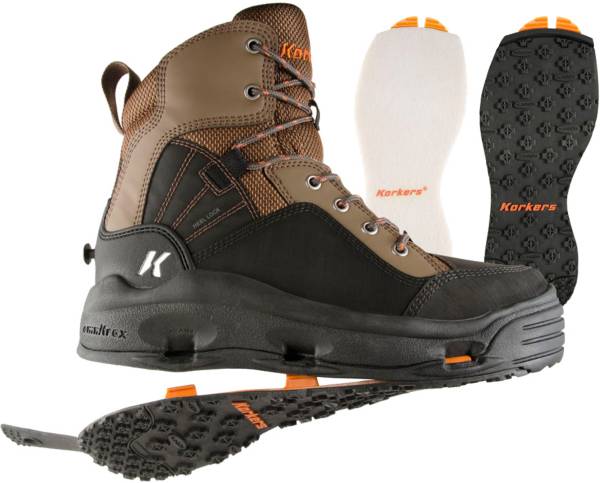 Korkers Buckskin Wading Boots w/ Felt and Kling-On Soles | Dick's ...