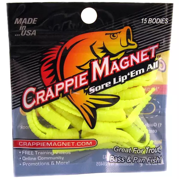 Leland Lures 87262 Crappie Magnet, Chartreuse