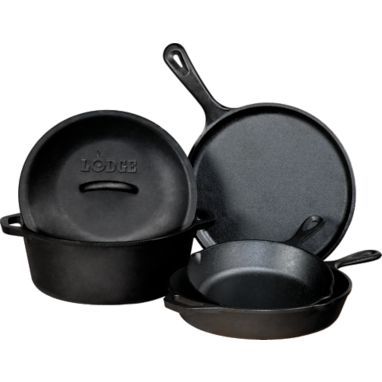 sorry, Lodge 5 Piece Cast Iron Cookware Set is currently out of stock