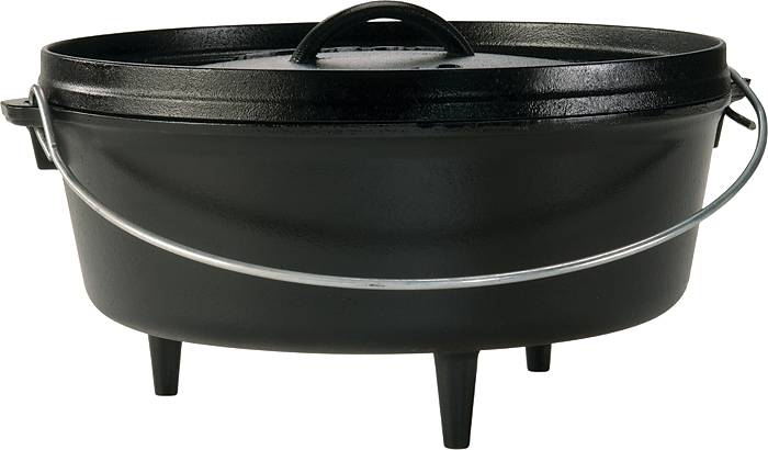 CAST IRON POT - DUTCH OVEN - 5.7 L - BLACK - FOX® Outdoor 5.7 L, Outdoor  Survival \ Outdoor Grills & Camp Stoves , Army Navy  Surplus - Tactical