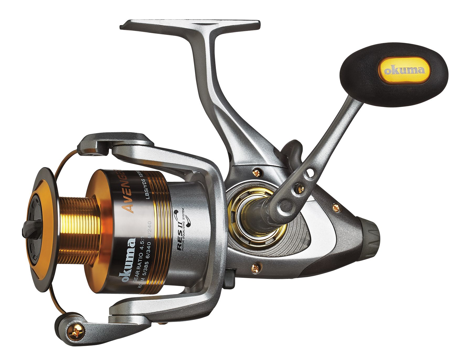 Reel spin. Okuma Avenger ABF Spinning Reel. Okuma abf65b. Катушка для спиннинга Okuma. Instant Fisherman катушка для спиннинга.