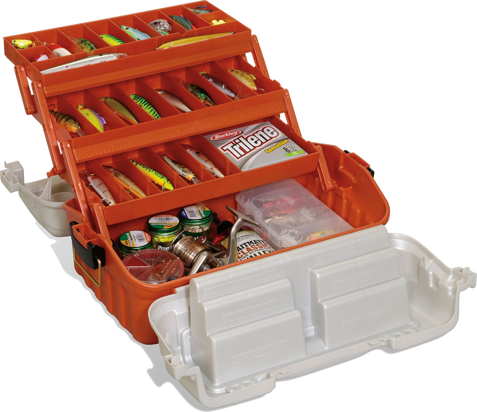 red tackle box