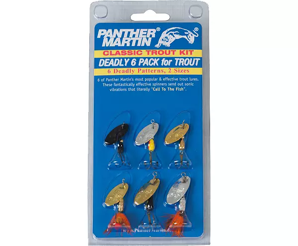 Rainbow Trout Fly Lures  Panther Martin Best Trout Fishing Baits