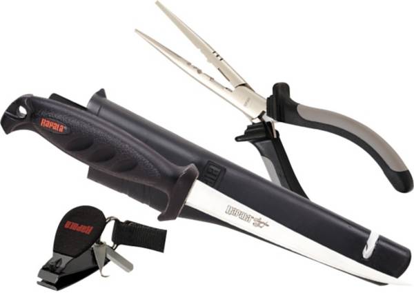Rapala Pliers/Falcon Fillet Knife/Clipper/Sheath Combo Pack