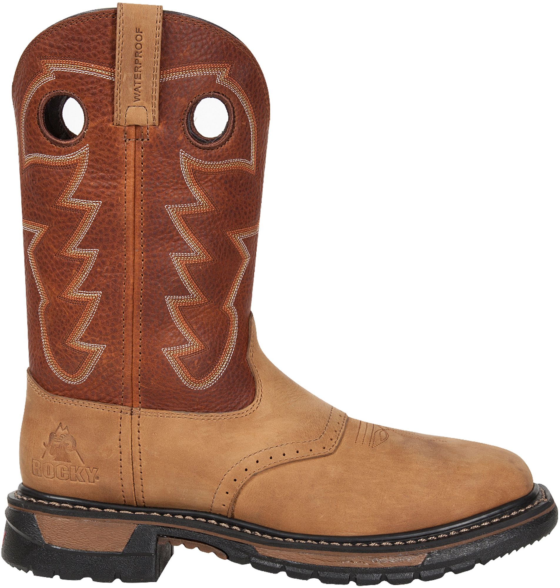 waterproof square toe cowboy boots