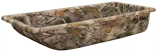 Shappell Camo Ice Fishing Jet Sled 1 with Sled Travel Cover
