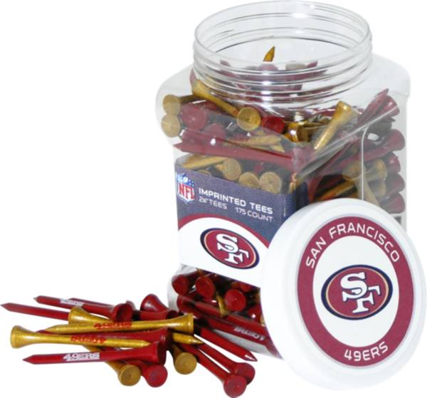 Team Golf San Francisco 49ers 175 Count Golf Tee Jar