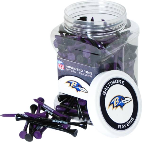 Team Golf Baltimore Ravens 175 Count Golf Tee Jar