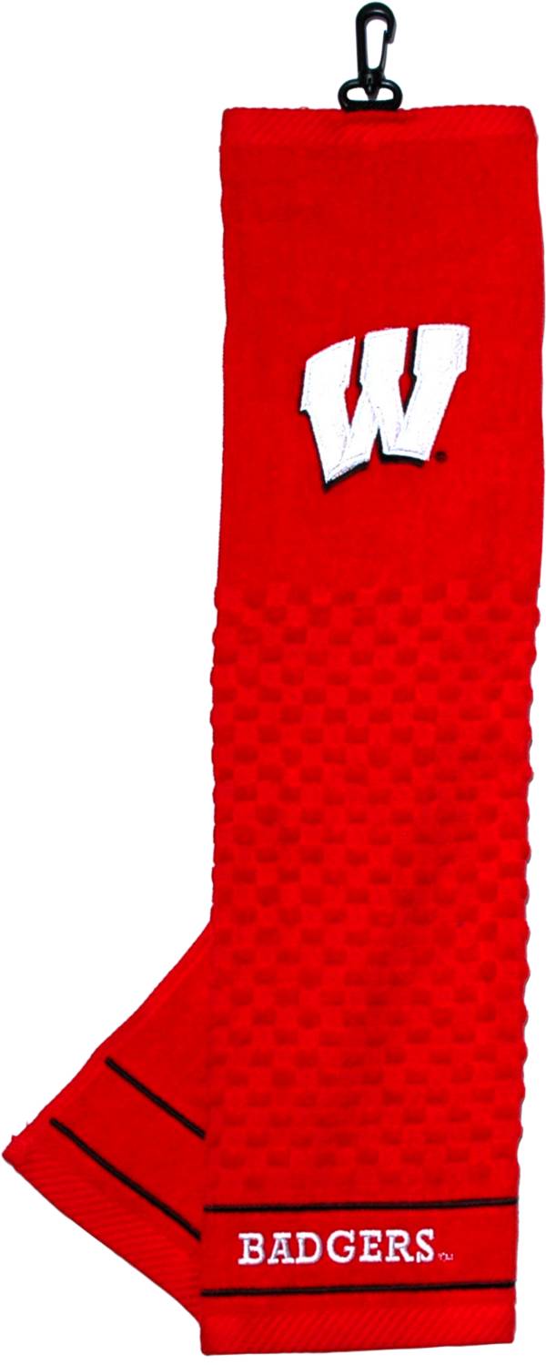 Team Golf Wisconsin Badgers Embroidered Towel