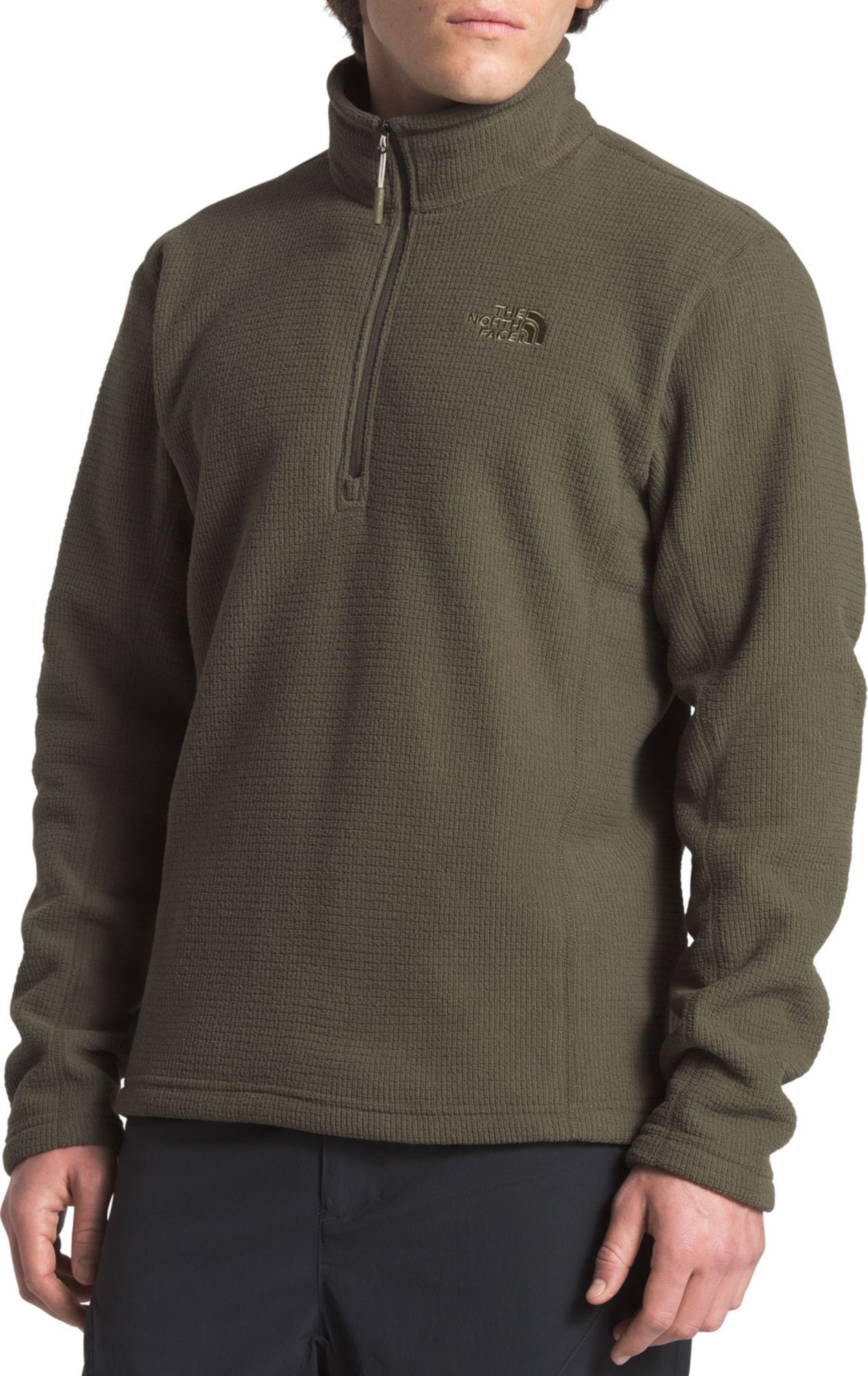 north face fleece half zip