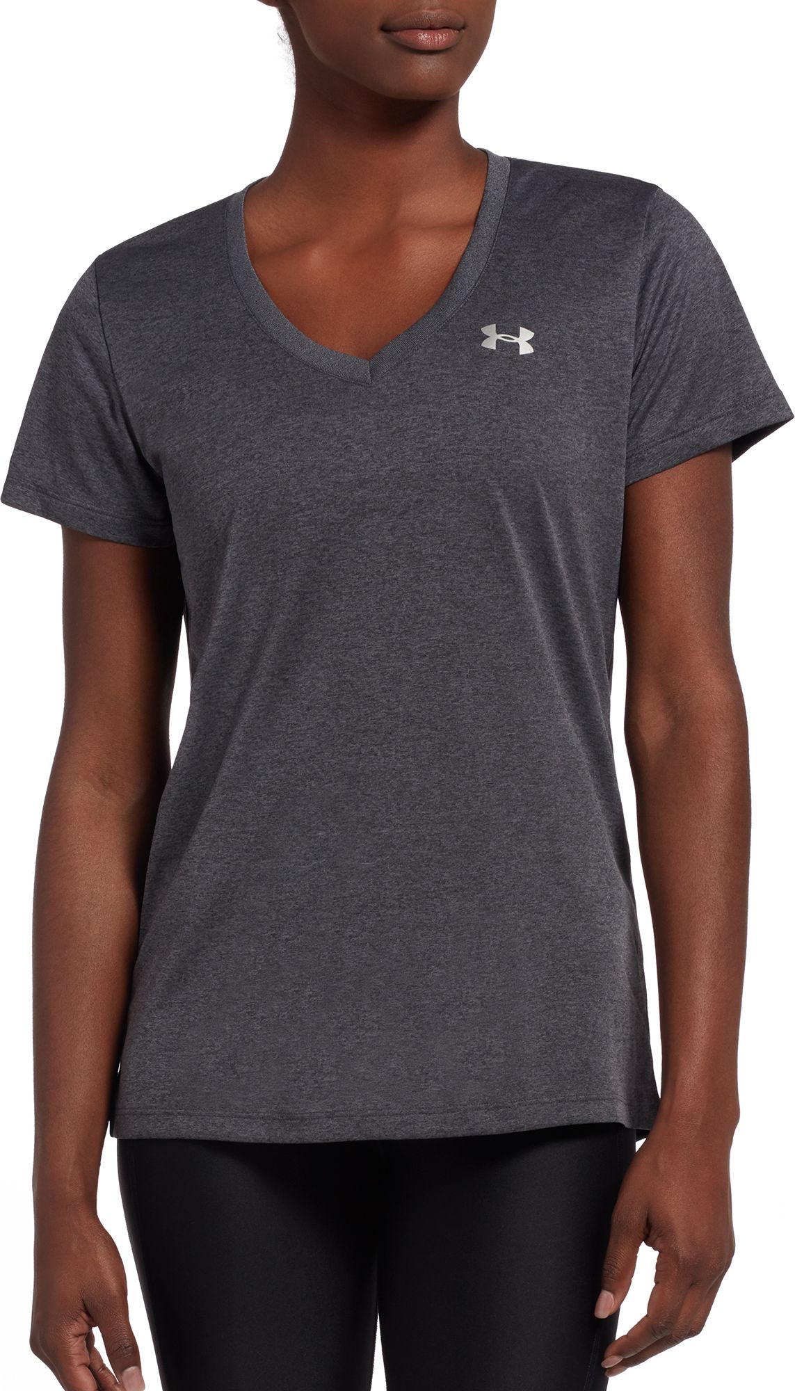 under armour black tee