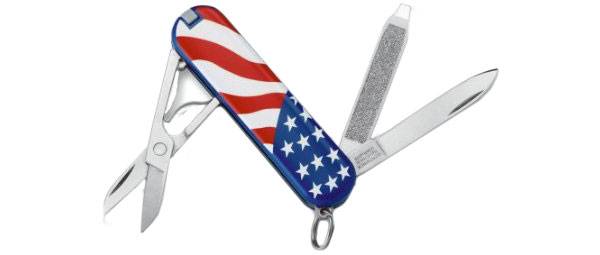 Victorinox Swiss Army Classic SD American Flag Multi-Tool product image