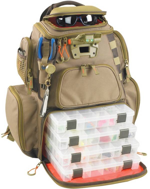 Fishing tackle box clearance backpack