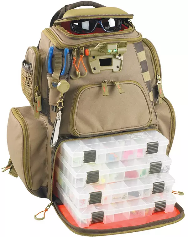 NUFR Fishing Tackle Backpack Storage Bag, Outdoor Shoulder Backpack,  Water-Resis