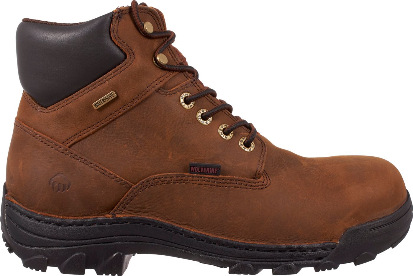 Wolverine Men s Durbin 6 Waterproof Steel Toe Work Boots Dick s Sporting Goods