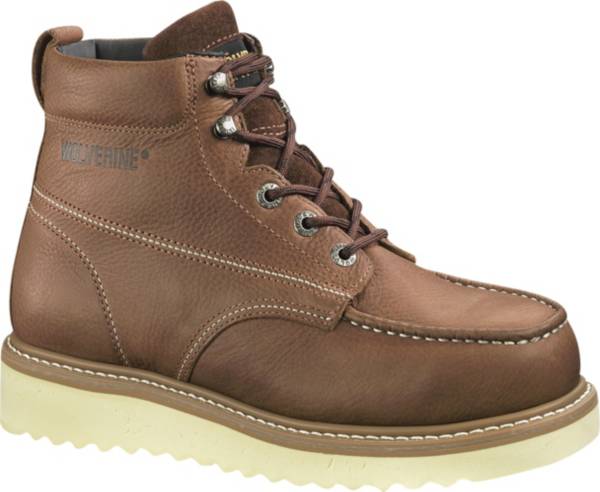 Men's moc toe wedge on sale boots