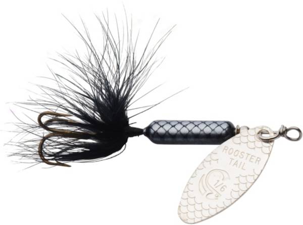 Yakima Worden's Original Rooster Tail Spinners, Black True Life Minnow