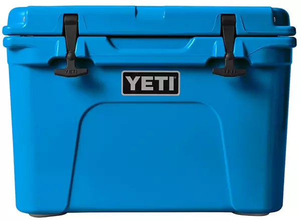 YETI Cooler - perfect fit in your raft. Blue Ridge Mountain