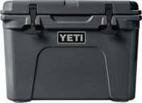 Black Charcoal YETI Tundra 35 Cooler