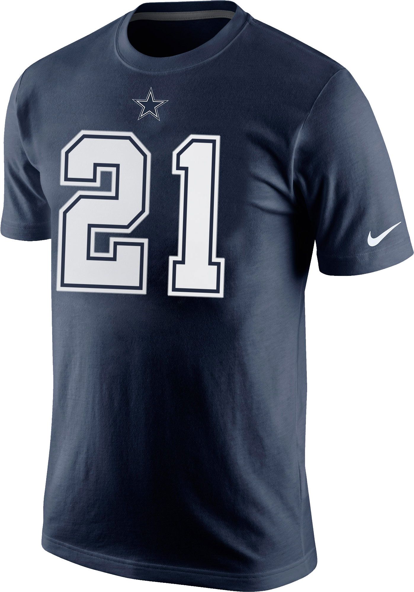 Nike Men's Dallas Cowboys Ezekiel Elliott #21 Pride Navy T-Shirt product image
